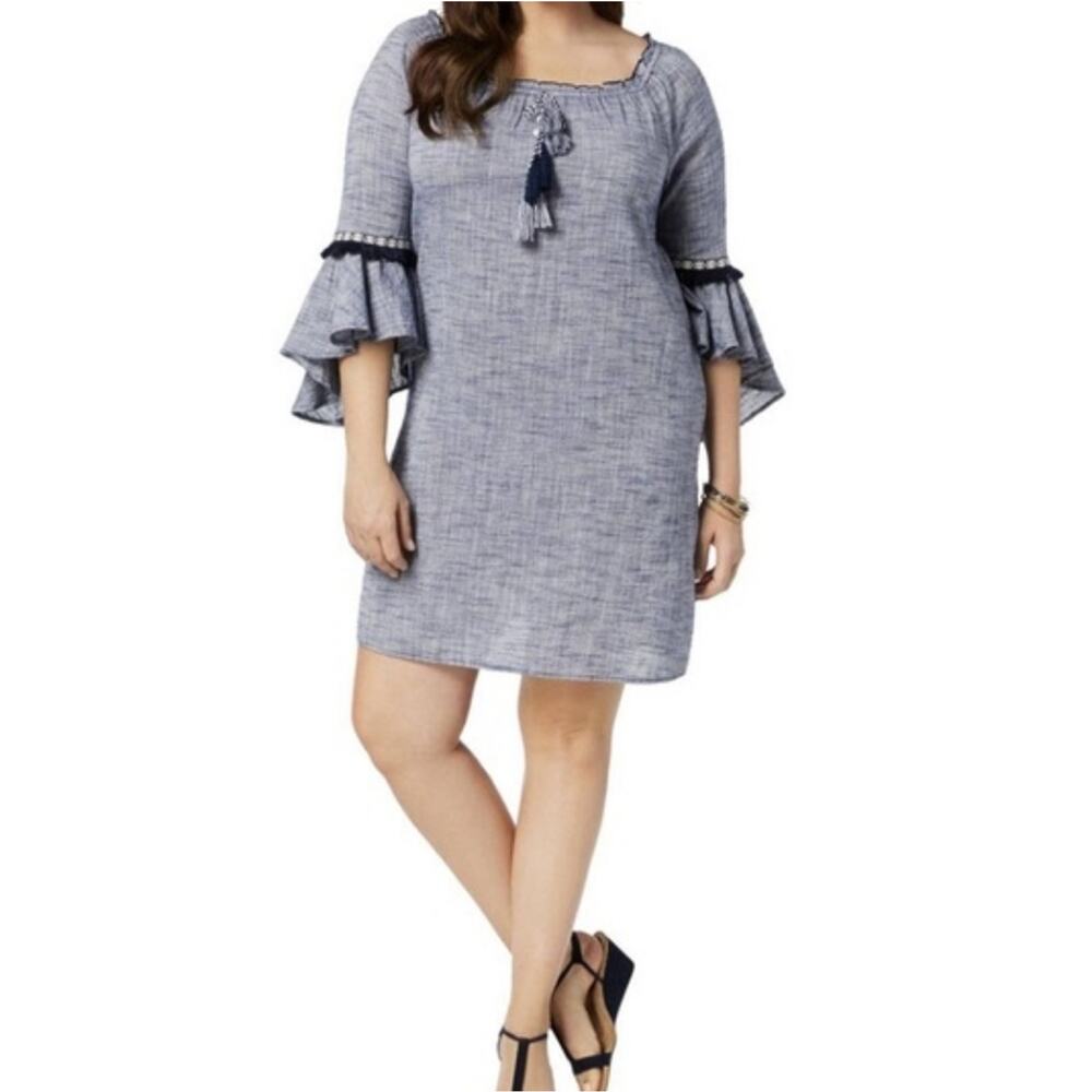 Style & Co Melly Scoop Neck Plus Size Dress Size L(12/14) NWT